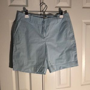 Light blue sea green casual shorts